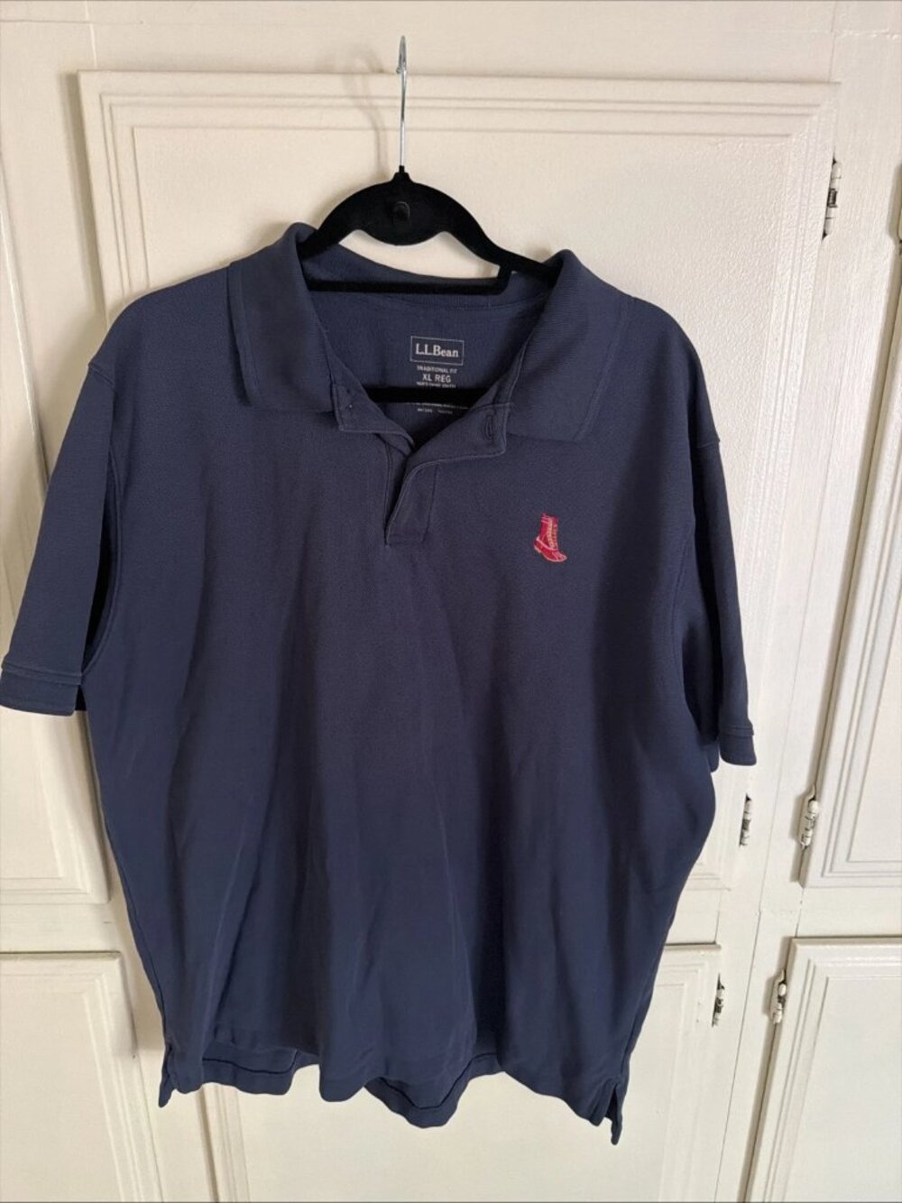LL Bean Boot Polo Navy Blue Men’s XL